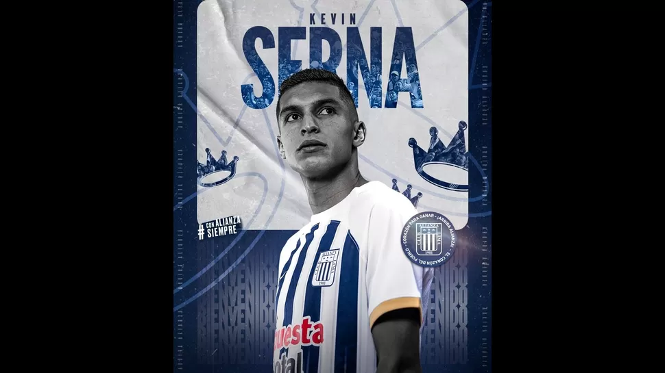 Kevin Serna nueva fichaje de Alianza Lima para el 2024. | Foto: Alianza Lima
