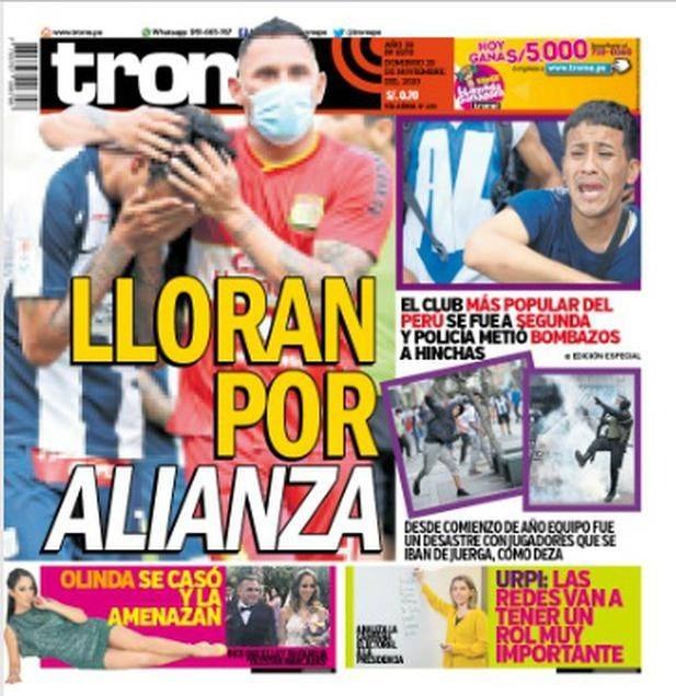 Alianza Lima descendió a la Liga 2.