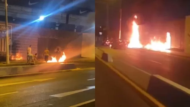 Alianza Lima: Prenden fuego en los exteriores del Estadio Alejandro Villanueva