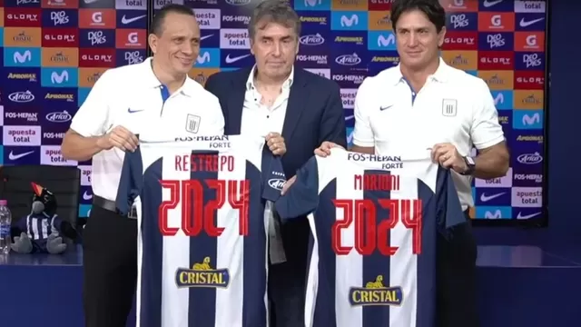 Alianza Lima presentó a Alejandro Restrepo como su nuevo entrenador