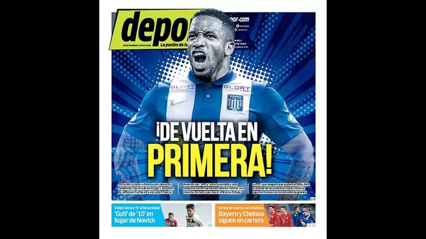 Alianza Lima protagonizó portadas en diarios deportivos tras fallo a favor del TAS.