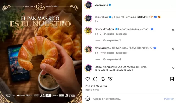 El 'picante' mensaje de Alianza Lima tras lograr el Torneo Apertura / Foto: IG Alianza Lima