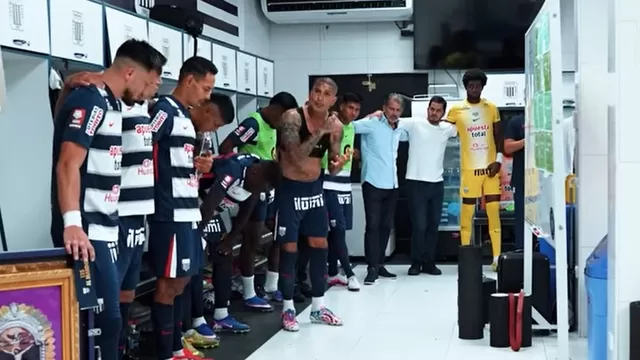 Alianza Lima compartió un video donde se le ve a Paolo Guerrero liderar el vestuario en partido ante Melgar / Youtube Alianza Lima