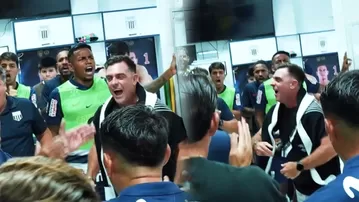 Alianza Lima reveló la emoción de Pablo Guede en el camerino