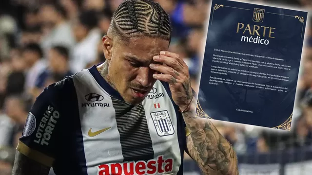 Alianza Lima reveló la lesión que sufrió Paolo Guerrero / Foto: Alianza Lima
