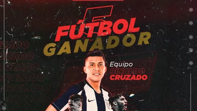 Alianza Lima: Rinaldo Cruzado se hizo con el triunfo en el Fútbol 5 de la Liga 1