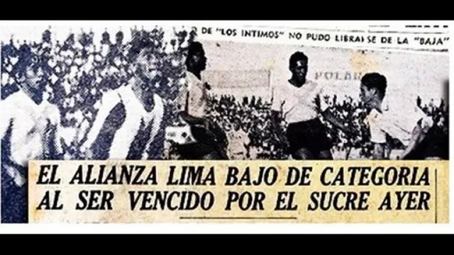 Alianza Lima: se cumplen 78 años de su descenso a Segunda División -foto-1