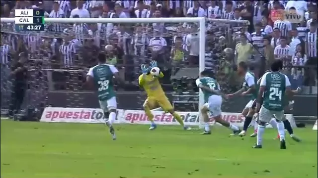 Pedro Gallese salvó a Deportivo Cali del empate 1-1 ante Alianza Lima.