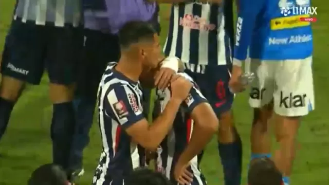 Gianfranco Chávez rompió en llanto luego del triunfo de Alianza Lima sobre ADT
