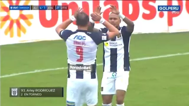 Alianza Lima vs. Ayacucho FC: Arley Rodríguez puso el 4-1 para los íntimos