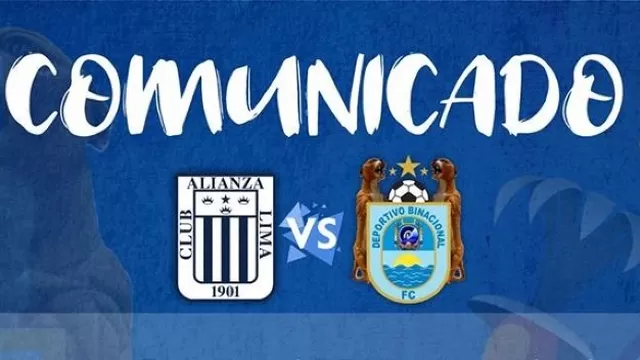 Alianza Lima y Binacional jugarán el domingo desde las 3:30 p.m. enl Estadio de Matute. | Foto: Binacional