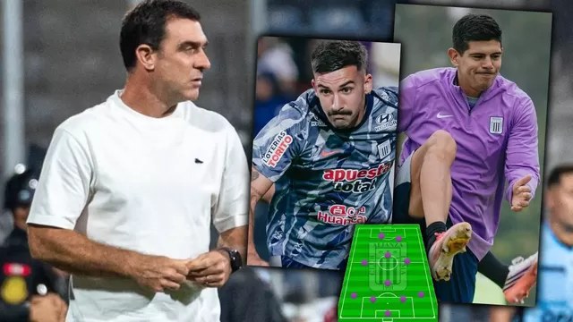 Esteban Pavez y Mateo Antoni serán los grandes ausentes en el Estadio 25 de Noviembre de Moquegua y Guede ya tiene la fórmula. | Alianza Lima - LFP