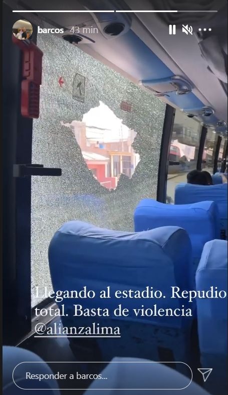 Alianza Lima vs. César Vallejo: Bus blanquiazul fue apedreado rumbo al  estadio | Perú | Lima | Estadio Iván Elías Moreno | America deportes