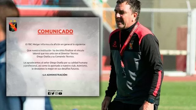 Diego Osella dejó de ser entrenador del Melgar. | Foto: Ovación.pe