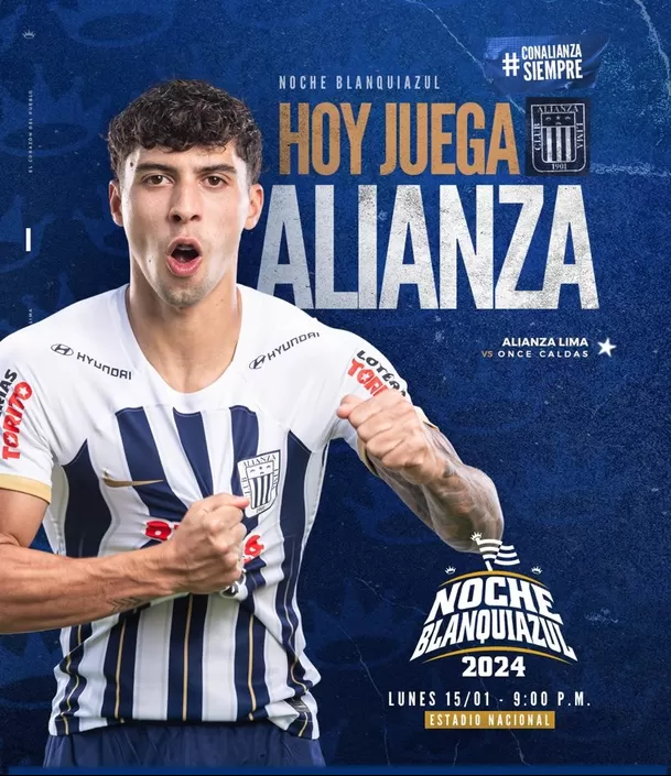 Alianza Lima vs. Once Caldas. | Fuente: @ClubALoficial