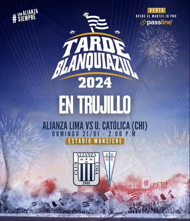 Alianza Lima anunció la Tarde Blanquiazul en Trujillo. | @ClubALoficial