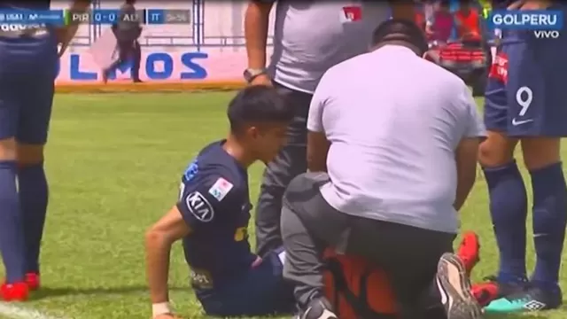 Alianza Lima vs. Pirata FC: Manzaneda salió lesionado a los 5 minutos del primer tiempo
