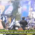 Alianza Lima vs. Sporting Cristal: Hinchas blanquiazules protagonizan incidentes en alrededores de Matute