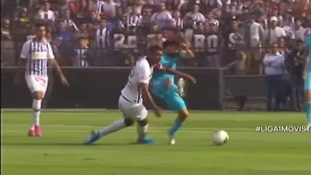 Aquí la dura entrada de Cazulo | Video: Gol Perú.
