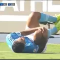 Alianza Lima vs. Sporting Cristal: Olivares se lesionó y abandonó la cancha en camilla