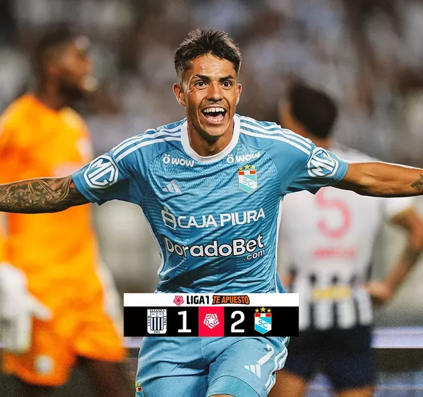 Alianza Lima 1-2 Sporting Cristal. | Fuente: Liga 1