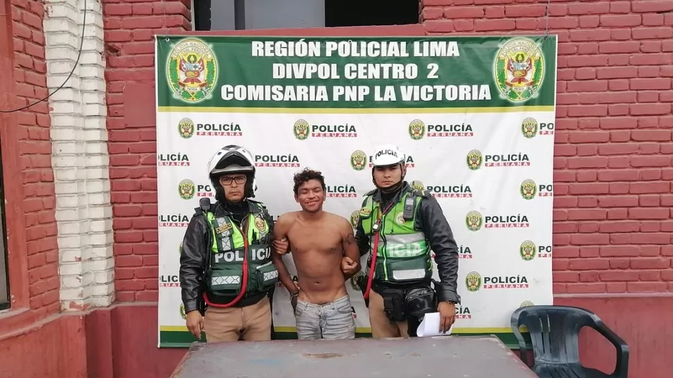 Sujeto que robó la moto fue detenido. | Foto: PNP