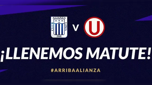 Alianza Lima invitó a sus hinchas a llenar Matute a pocas horas del clásico