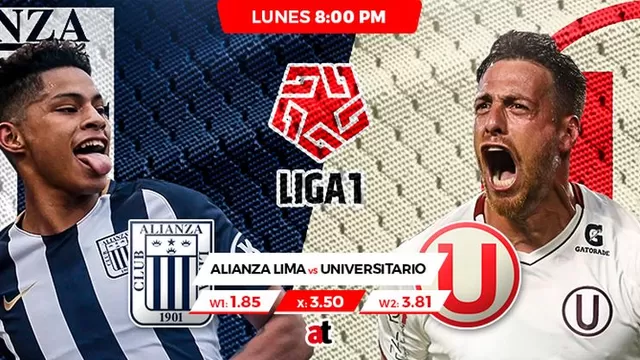 Alianza Lima vs. Universitario: ¿qué equipo es favorito, según las casas de apuestas?