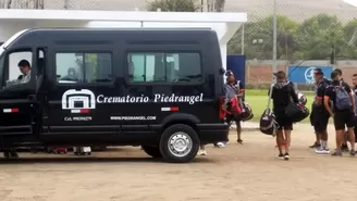 Alianza Lima vs. UTC: reserva del club de Cajamarca llegó en un bus de crematorio 