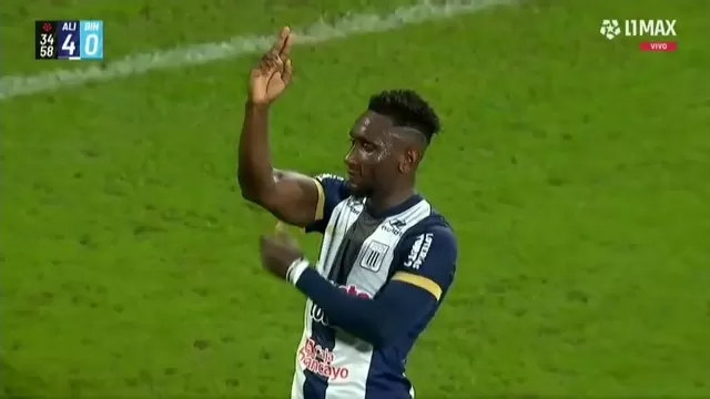 Eryc Castillo aprovechó una genialidad de Cantero para anotar el 4-0 en el primer tiempo en Matute. | L1 MAX