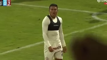Hugo Ancajima anotó golazo para el tercero de Universitario en la ciudad de Juliaca / Captura / L1 MAX