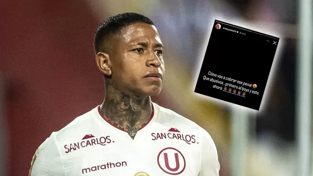 Andy Polo utilizó sus redes sociales y dejó firme mensaje tras polémico penal cobrado por Kevin Ortega / AD
