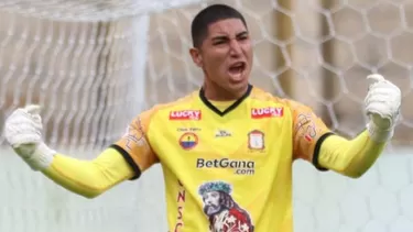 Ángel Zamudio, arquero peruano de 23 años. | Foto: Liga 1