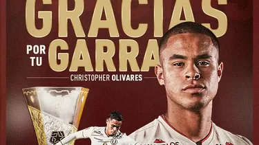 Universitario de Deportes anuncia la salida de Christopher Olivares y estos son sus posibles destinos. | Foto: Universitario en X