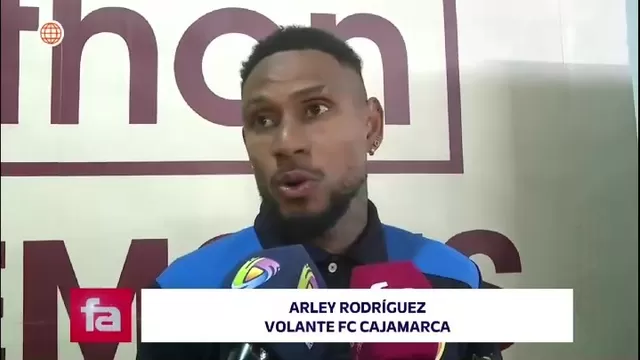 Arley Rodríguez se mostró crítico con arbitraje tras derrota de FC Cajamarca ante Universitario / Captura / FA