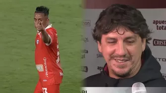 Así fue el altercado entre Christian Cueva y Jean Ferrari en el Monumental tras el triunfo de la 'U'. | Video: AD