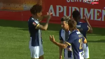 Así fue el doblete de Guerrero en el Alianza Lima vs Los Chankas