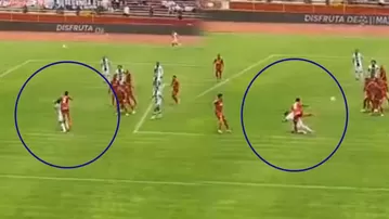 Así fue el penal que cobraron a favor de Alianza Lima vs Huancayo