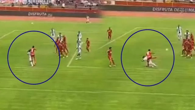 Repasa cómo fue el penal que cobraron a favor de Alianza Lima por jalón en el área a Renzo Garcés / X