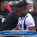 Así fue el regreso de Jefferson Farfán en el clásico