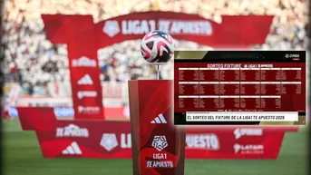 Así quedó el Fixture del Torneo Apertura 2026 de Liga1 Te Apuesto