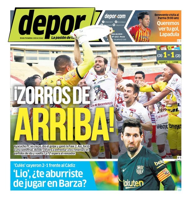 Ayacucho FC le ganó a Sporting Cristal en penales y se quedó con la Fase 2.