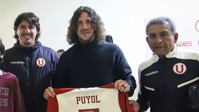Carles Puyol estuvo presente en el Universitario vs. Sporting Cristal en el Monumental