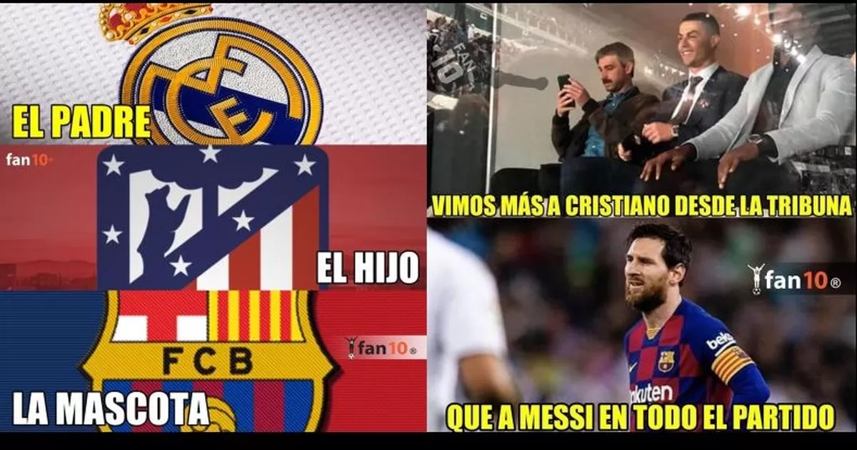 Barcelona Protagonizo Memes Tras Perder 2 0 Ante Real Madrid En El Clasico Espanol Espana Madrid America Deportes