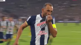 Hernán Barcos anotó el primero de Alianza Lima sobre Los Chankas por Liga 1 / Captura / L1 MAX