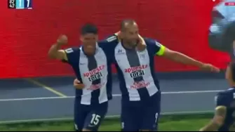 Hernán Barcos remató tras un balón parado y encontró el empate de Alianza Lima vs Sporting Cristal / L1 MAX