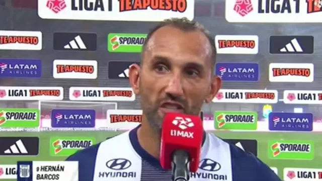 Hernán Barco mostró su sentir luego de anotar y darle empate a Alianza Lima vs Sporting Cristal / L1 MAX