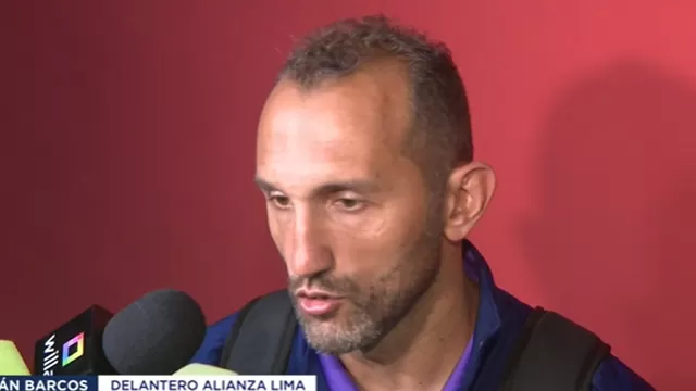 Hernán Barcos se mostró agradecido y les hizo una promea los hinchs de Alianza Lima /  Canal N