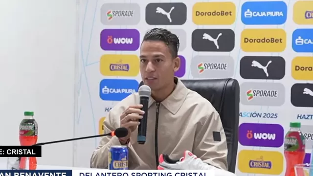Cristian Benavente dio sus primeras declaraciones como refuerzo de Sporting Cristal / Canal N