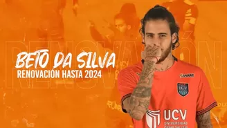 Beto da Silva renovó contrato con la Universidad César Vallejo hasta 2024